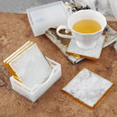Resin Square Coaster Mold, Silicone Mold to make square 3.5", reusable, tol1269
