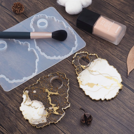 Resin Geode Coaster Mold, Silicone Mold, tol1357