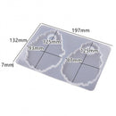 Resin Geode Coaster Mold, Silicone Mold, tol1357