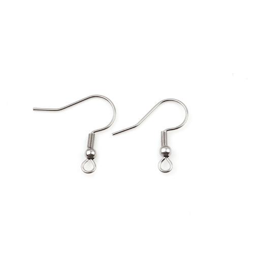 50 STAINLESS STEEL Hypoallergenic French Hook Earrings Ear Wires (25 pairs) fin1125
