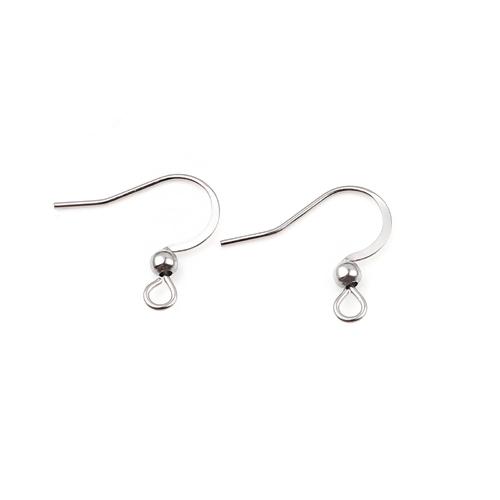 50 STAINLESS STEEL Hypoallergenic French Hook Earrings Ear Wires (25 pairs) fin1126