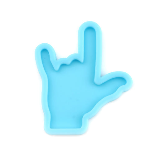 I LOVE YOU Sign Language Mold, Silicone Mold to make shape (2.75") reusable, tol1288