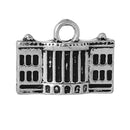 5 U.S.A. White House Charms, Washington Dc Landmark, Antique Silver Tone Metal Pendants, chs2226