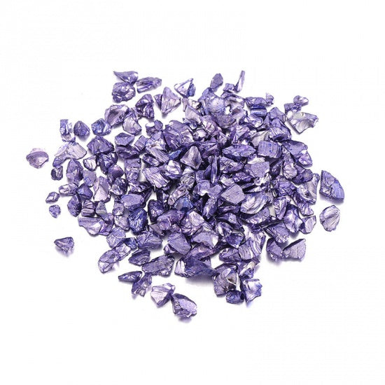 Grape Purple Glass Glitter for Resin Crafts, 20 grams, cft0312