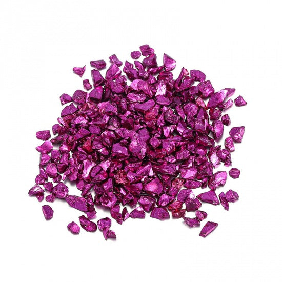 Dark Pink Glass Glitter for Resin Crafts, 20 grams, cft0308