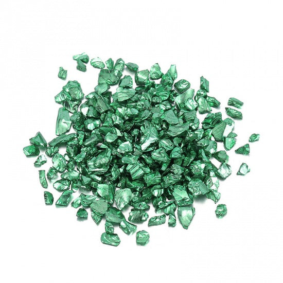 Green Glass Glitter for Resin Crafts, 20 grams, cft0324