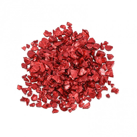 Red Glass Glitter for Resin Crafts, 20 grams, cft0325