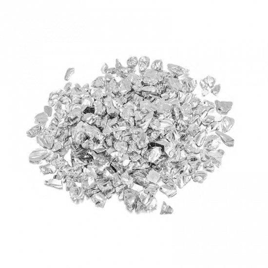 Silver Glass Glitter for Resin Crafts, 20 grams, cft0306