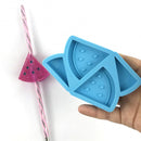 Watermelon Straw Mold for Tumblers, Epoxy Resin Mold, Silicone Mold, tol1362