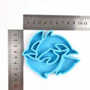 Dolphin Straw Mold for Tumblers, Epoxy Resin Mold, Silicone Mold, tol1365