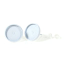 20 White Post Earring Blanks, cabochon bezel setting POST back earrings, fits 12mm round inside tray fin0721