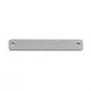 5 Stainless Steel Metal Stamping Blanks Charms, RECTANGLE with 2 holes, 1-1/2" x 1/4", bracelet connector links, 18 gauge, msb0333
