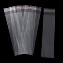 300 Resealable Self-Sealing Bags, usable space 15.1cmx4cm (6" x 1.5") bulk package cello bags, cellophane jewelry bags, bag0073