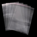 100 Resealable Self-Sealing Bags, usable space 21cmx14cm (8-1/4" x 5-1/2") bulk package cello bags, cellophane jewelry bags, bag0074