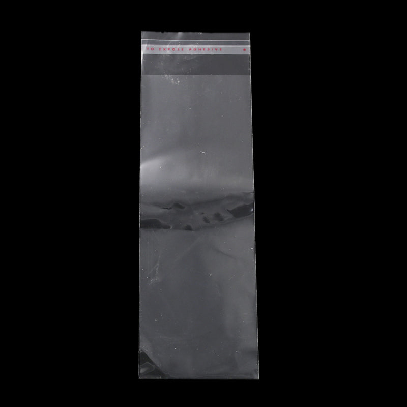 500 Resealable Self-Sealing Bags, usable space 16.6x6cm, (6-1/2" x 2-3/8") bulk package cello bags, cellophane jewelry bags, bag0047