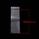 500 Resealable Self-Sealing Bags, usable space 16.6x6cm, (6-1/2" x 2-3/8") bulk package cello bags, cellophane jewelry bags, bag0047