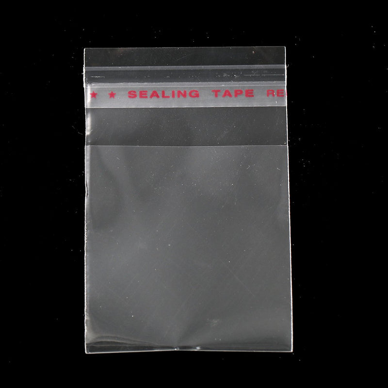 500 Resealable Self-Sealing Bags, usable space 4.5cmx4cm, (1-3/4" x 1-1/2") bulk package cello bags, cellophane jewelry bags, bag0048