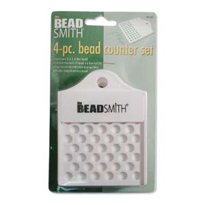 4 pc Bead Counter Set, 4 trays, tol1060