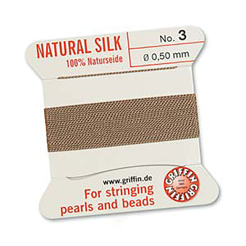 Griffin 100% Natural Silk Bead Cord