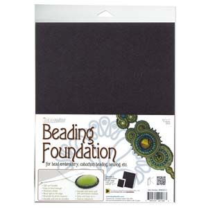 4 Beading Foundation Sheets, Black, 8.5" x 11", USD0060