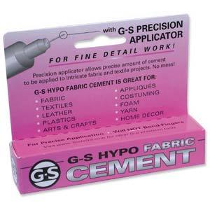 G-S Hypo Fabric Cement 9ml tube, adh0049