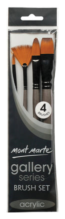 Acrylic Paint Brush Set, 4 paintbrushes, tol1134
