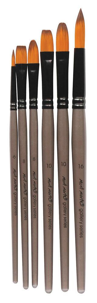 Acrylic Paint Brush Set, set of 6, pnt0187