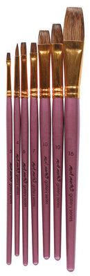 Watercolor Paint Brush Set, set of 7, pnt0188