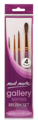 Gallery Series Brush Set Watercolour 4 pcs, tol1133