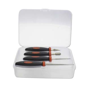 4PC ERGO HANDLED BEAD REAMER SET, tol1327