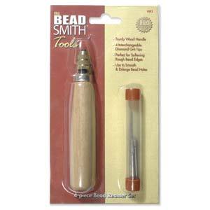 Bead Reamer with wood handle, tol0950