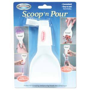 Scoop n Pour Bead Scoop, plastic, tol1180