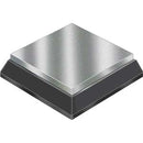 2.5" Square Steel Bench Block Helper with Rubber Base, tol0965