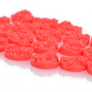 10 Round Resin CORAL DRUZY Cabochons, faux druzy, 12mm  cab0226