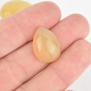 YELLOW OPAL Gemstone Cabochon Teardrop Pear AA+ 20x15mm Cab0547