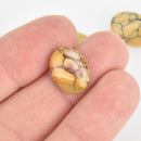 Yellow Jasper Gemstone Cabochon OVAL 16x12mm cab0549