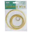 Gold Steel Memory Wire Assortment, wir0247