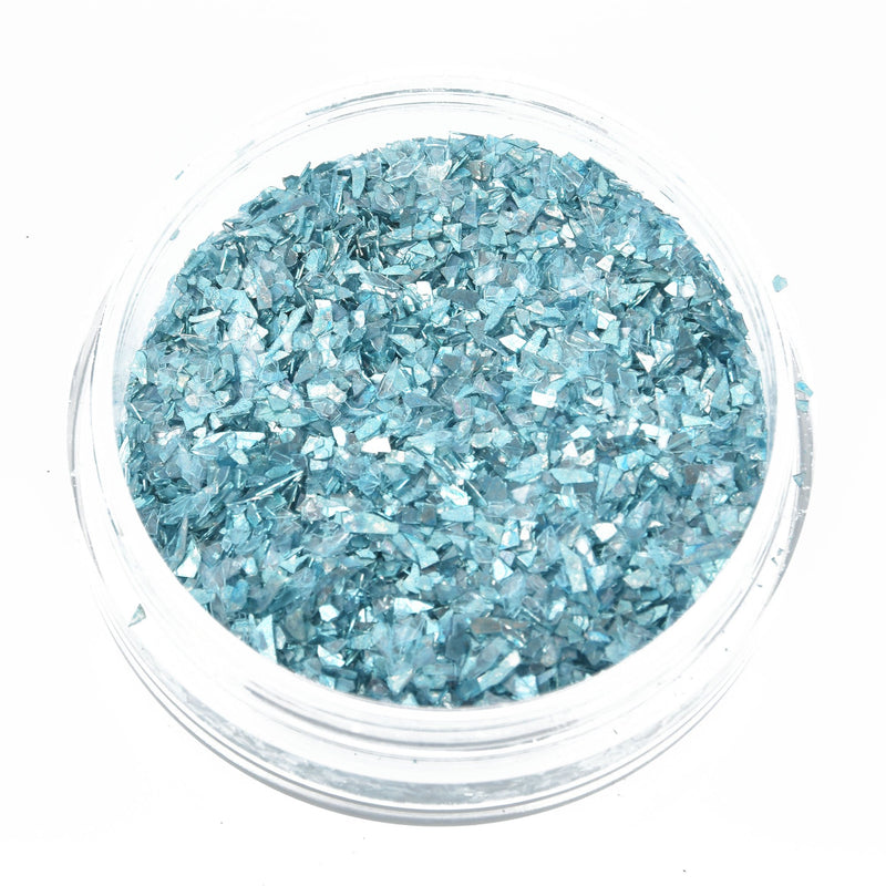 SKY BLUE Crushed Glass Glitter for ICE Resin by Ranger .25oz cft0101