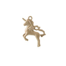 5 UNICORN Charms, CARAMEL BROWN Enamel, Fairy Tale Charms, Animal Charms, 36x28mm, chs3353