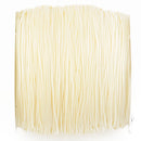 100 yards IVORY CREAM Braided Nylon Jewelry Cord, 0.8mm cor0166