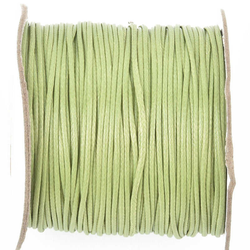 100 yards LIME GREEN Braided Nylon Jewelry Cord, 0.8mm cor0174