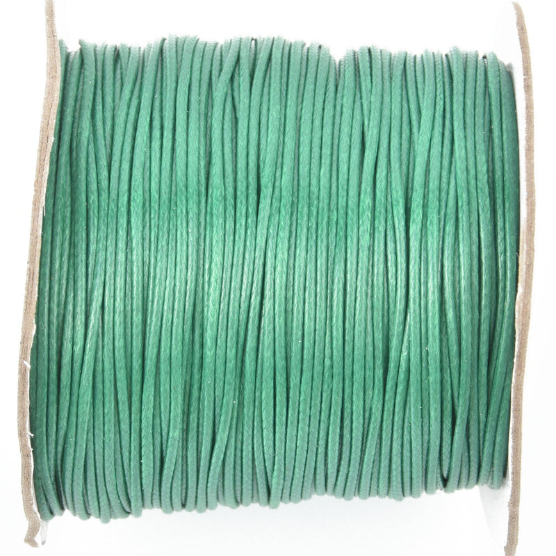 100 yards EMERALD GREEN Braided Nylon Jewelry Cord, 0.8mm cor0179