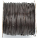 100 yards DARK BROWN Braided Nylon Jewelry Cord, 0.8mm cor0187
