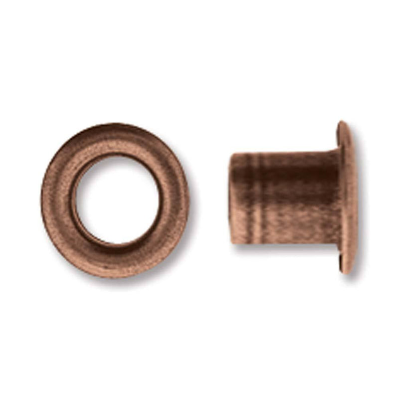 36 Eyelets 3/16" Antique Copper Plated, Lth0072