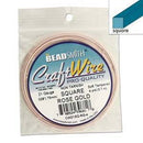 21ga Square Wire, Rose Gold Craft Wire, 4 yards (12 feet), wir0110
