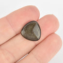 2 ASTROPHYLLITE 16mm Gemstone Cabochons TRILLION Triangle Cab0566