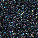 11/0 Delica Medium Blue Iris Metallic Seed Beads, Miyuki 7.2g, DB005 bsd0986