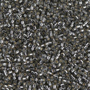 11/0 Delica Gray, Silver Lined Seed Beads, Miyuki 7.2g, DB048 bsd0980