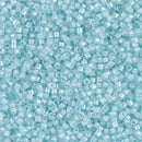 11/0 Delica Blue Aqua Mist Lined Seed Beads, Miyuki 7.2g, DB078 bsd0951
