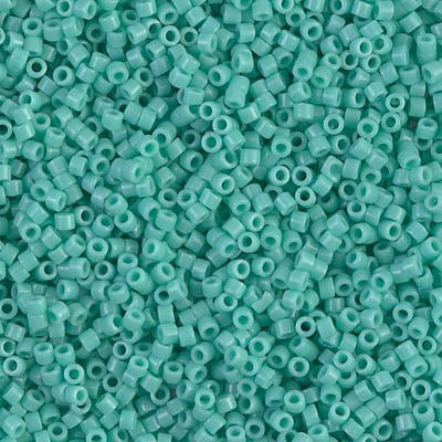 11/0 Delica Opaque Sea Opal Blue Seed Beads, Miyuki 7.2g, DB1136 bsd0944